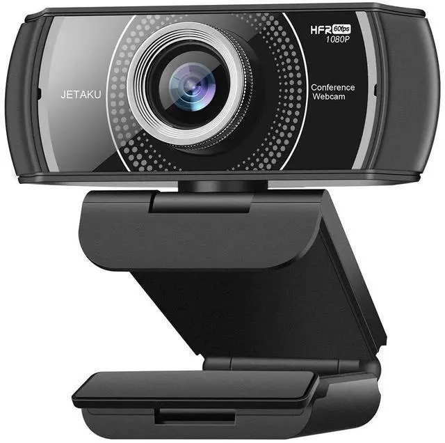 Main image of JETAKu Webcam with Microphone 1080P 60FPS, Privacy Cover Web Camera for Desktop, Autofocus, Dual Noise-Cancelling Mics Streaming Webcam for Gaming, Laptop/Mac/Zoom/YouTube/Video Calling/Office