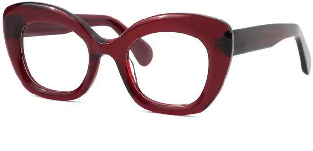 Alt view image 2 of 5 - Zeelool Cat Eye Blue Light Blocking Glasses for Women Fashion Eyewear Glasses 100% UV400 Protection JGA517834-04B Red