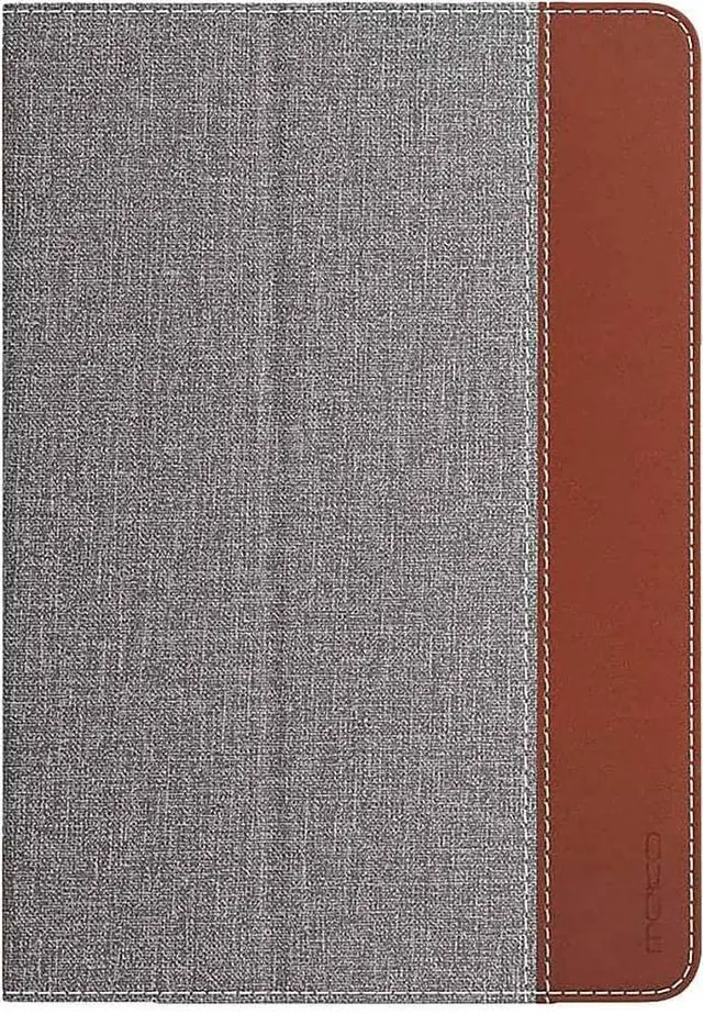 Main image of SaharaCase Hand Strap Case for Amazon Kindle Fire HD 8 & HD 8 Plus (10th Gen 2020 & 12th Gen 2022) [Shockproof Bumper] Rugged Antislip Grip Integrated Kickstand Slim Fit - Gray/Brown