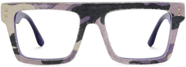 Main image of Zeelool Classic Oversized Aviator Blue Light Blocking Glasses for Men TV Phone Computer Gaming Glasses Killian ZJGA358799-02 Purple