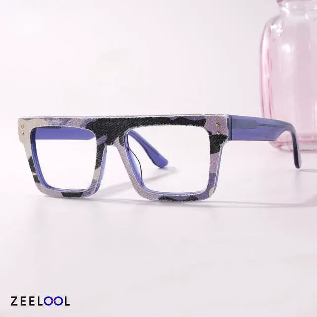 Alt view image 2 of 5 - Zeelool Classic Oversized Aviator Blue Light Blocking Glasses for Men TV Phone Computer Gaming Glasses Killian ZJGA358799-02 Purple