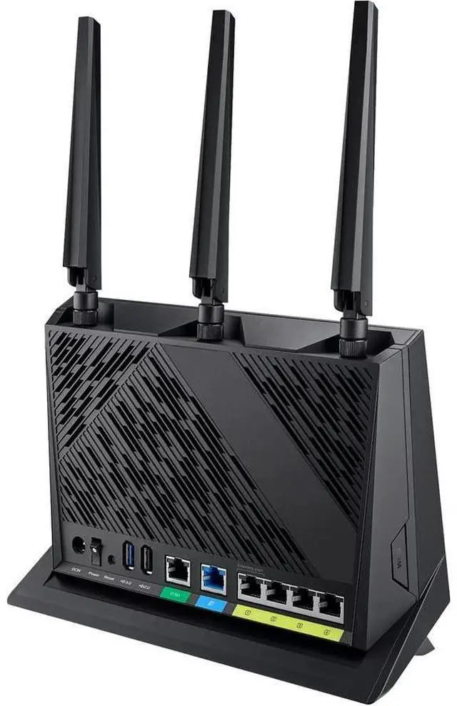 Alt view image 4 of 5 - ASUS RT-AX86U Pro (AX5700) Dual Band WiFi 6 Extendable Gaming Router, 2.5G Port, Gaming Port, Mobile Game Mode, Port Forwarding, Subscription-free Network Security, VPN, AiMesh Compatible