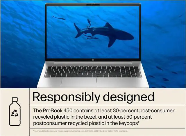 Alt view image 3 of 5 - HP ProBook 450 G10 Business Laptop (15.6" FHD IPS Anti-Glare, Intel 10-Core i7-1355U, 16GB RAM, 512GB SSD) Backlit Keyboard, Webcam, Ethernet, Wi-Fi 6E, Wolf Pro Security, Win 11 Pro, Silver