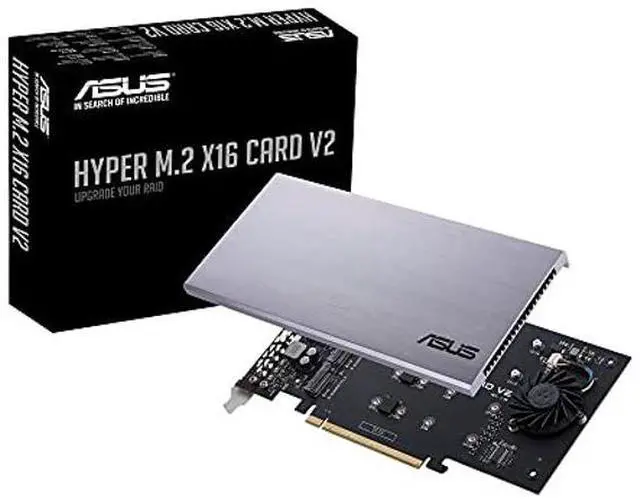 Alt view image 2 of 5 - ASUS Hyper M.2 x16 Card v2 4 x M.2 Socket 3