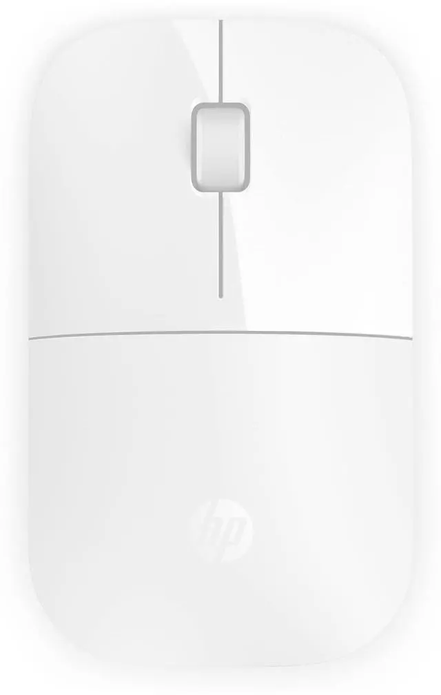 Main image of HP Z3700 Wireless Mouse, White, Slim, Multi-OS & Device Compatibility, 2.4 GHZ Connectivity, Multi-Surface Technology, Blue LED 1200 dpi Optical Sensor, Up to 16 Months Battery Life