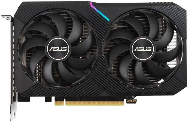 Alt view image 2 of 5 - ASUS Gaming Graphics Card - GeForce Dual RTX 3060, 12GB GDDR6, RGB, LHR, Ray Tracing, DLSS