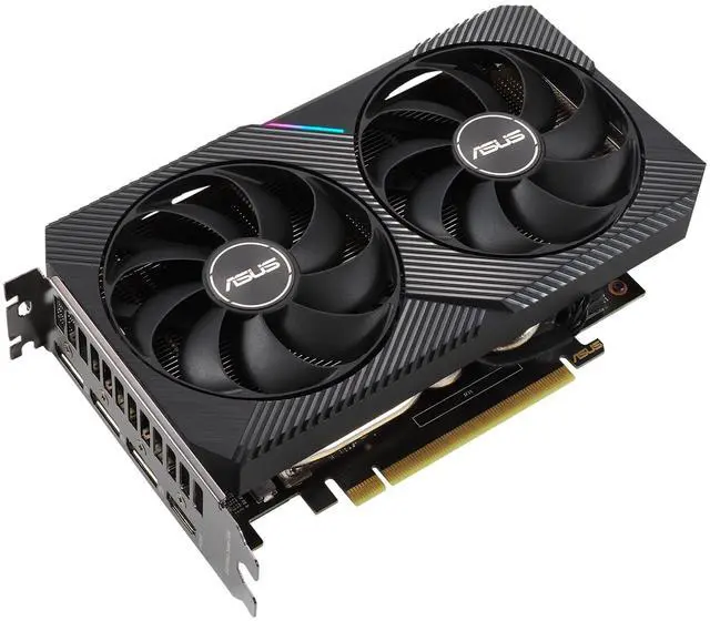 Alt view image 3 of 5 - ASUS Gaming Graphics Card - GeForce Dual RTX 3060, 12GB GDDR6, RGB, LHR, Ray Tracing, DLSS