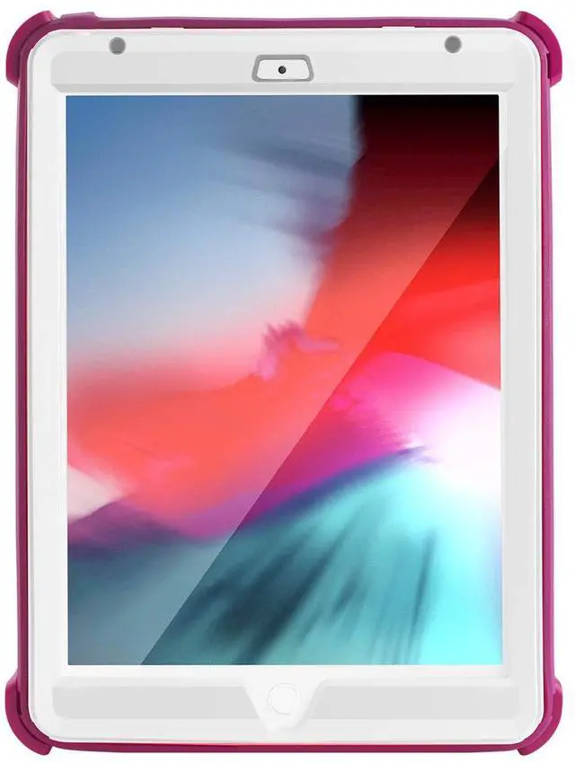 Alt view image 3 of 5 - AICase iPad Mini 5 Case (5th Generation 7.9 inch)/iPad Mini 4 Case Heavy Duty Shockproof Triple Layer Defense with Built-in Screen Protector Full-Body Rugged Kickstand