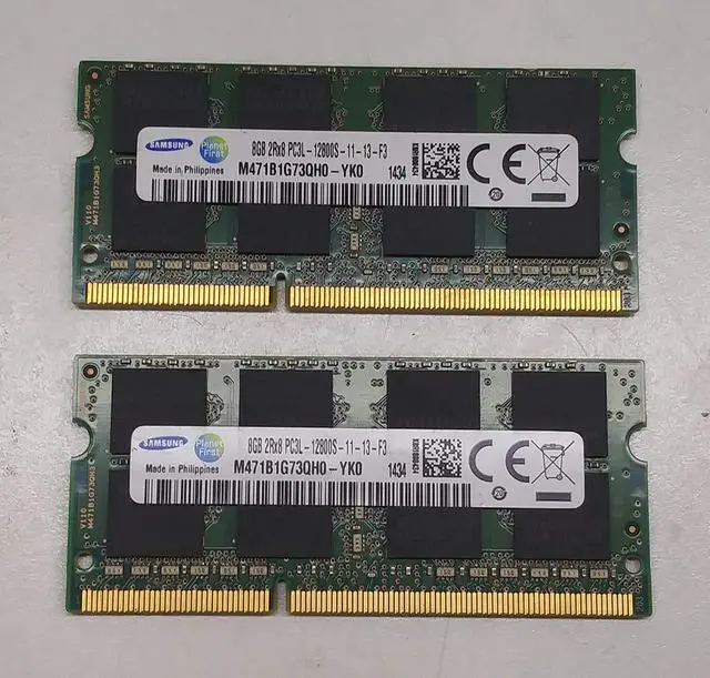 Main image of Samsung RAM Memory Upgrade DDR3 PC3 12800, 1600MHz, 204 PIN, SODIMM for 2012 Apple MacBook Pro's, 2012 iMac's, and 2011/2012 Mac Mini's (16GB Kit (2 x 8GB))