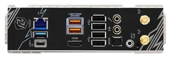 Alt view image 3 of 5 - ASRock AMD B850i Lightning WiFi 6E Socket AM5 Ryzen 9000/8000/7000 Series DDR5 8200+ (OC) MHz 128GB Mini ITX Motherboard M.2 SATA3 6.0 Gb/s PCIe 5.0 B850 BIOS Flashback