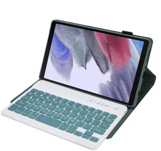 Alt view image 2 of 5 - Aidashine Keyboard Case for Samsung Galaxy Tab A7 Lite 8.7" 2021 (SM-T220/T227U) with S Pen Holder, Wireless Keyboard Detachable, Bluetooth Mouse,Deep Green