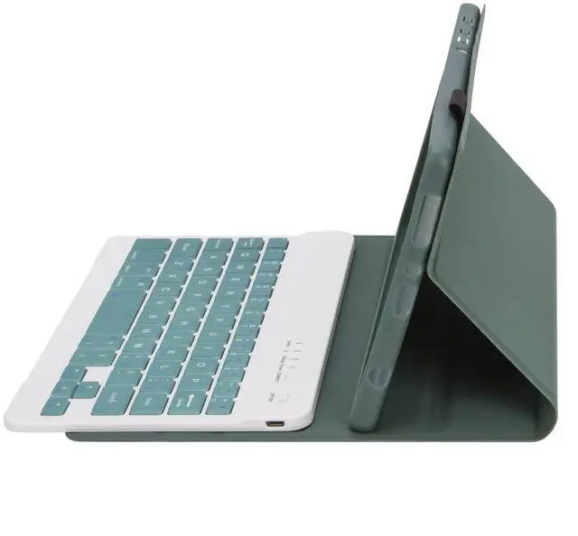 Alt view image 4 of 5 - Aidashine Keyboard Case for Samsung Galaxy Tab A7 Lite 8.7" 2021 (SM-T220/T227U) with S Pen Holder, Wireless Keyboard Detachable, Bluetooth Mouse,Deep Green