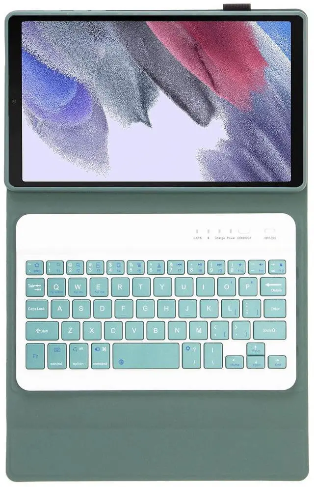 Alt view image 5 of 5 - Aidashine Keyboard Case for Samsung Galaxy Tab A7 Lite 8.7" 2021 (SM-T220/T227U) with S Pen Holder, Wireless Keyboard Detachable, Bluetooth Mouse,Deep Green