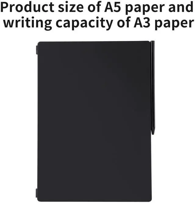 Alt view image 2 of 5 - 14.3 Inch Foldable LCD Writing Tablet - Rechargeable Digital Notepad for Adults, Dual Screen Reusable Electronic Notebook for Notes, Paperless Ewriter with Pen for Work & Travel