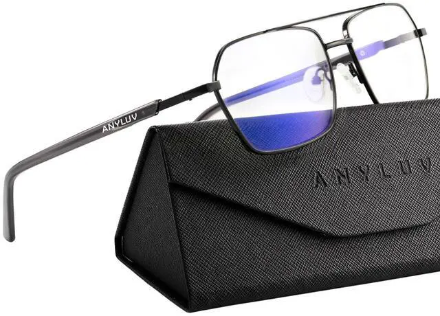 Main image of ANYLUV Blue Light Glasses Men/Women, Blue Light Blocking Glasses, Computer Screen Blocker Eyes Protection Glasses