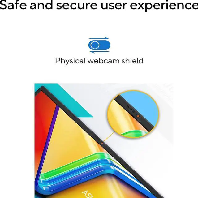 Alt view image 5 of 5 - ASUS Vivobook 17.3 FHD Daily Laptop, Intel Core i3-1215U, Intel UHD Graphics, 36GB RAM, 2TB SSD, HDMI, Webcam, Wi-Fi, Windows 11 Home, Blue, Bundle with Thunderobot ML101 Purple Wireless Mouse