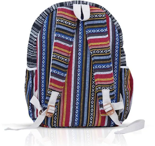 Alt view image 4 of 5 - AUNERCART Hemp Backpack Traveling Laptop Backpack 15.6 Inch Laptop Tab Business Backpacks Himalayan Backpack College Gift Casual Daypack Size 16.8 x 13 x 4.5 Inches