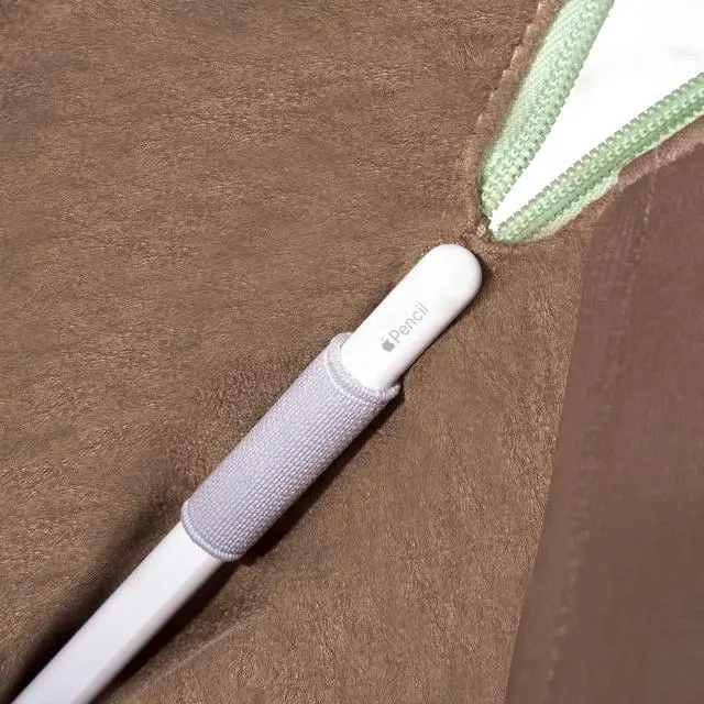 Alt view image 2 of 5 - Comfyable Cute Tablet Sleeve Compatible with iPad Air 13 inch M3 2025, iPad Pro 13" M4 2024, 12.9" M2 M1 2022 & Magic Keyboard with Pencil Holder - Quilted PU Leather Bag Carrying Case