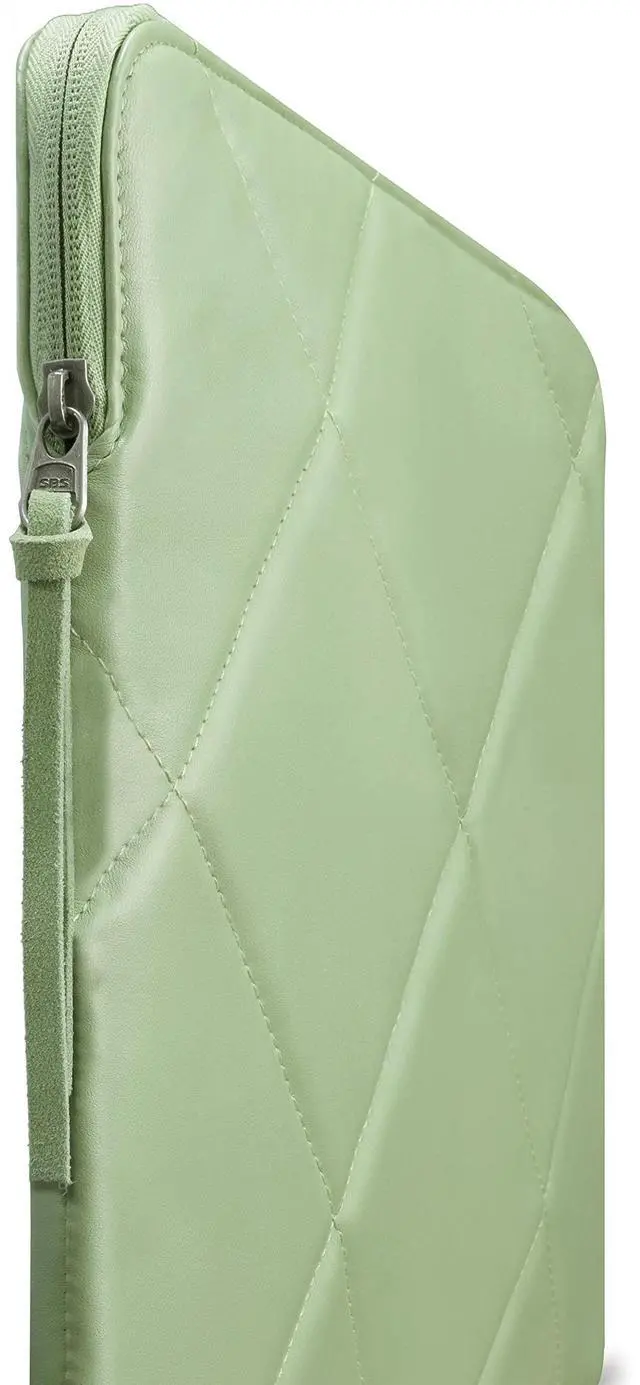 Alt view image 5 of 5 - Comfyable Cute Tablet Sleeve Compatible with iPad Air 13 inch M3 2025, iPad Pro 13" M4 2024, 12.9" M2 M1 2022 & Magic Keyboard with Pencil Holder - Quilted PU Leather Bag Carrying Case