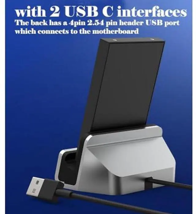 Alt view image 4 of 5 - 3.5 Inch Computer Display CPU HDD Data Monitor, USB C Interface, Computer Temp Monitor, for AIDA64, Brightness Adjustment, Customizable Layout