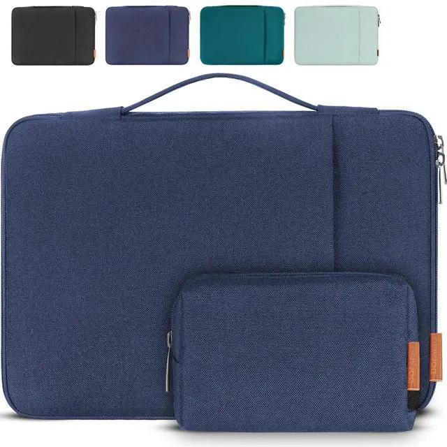 Alt view image 2 of 5 - DOMISO 16 inch Laptop Sleeve Case Water Resistant Shockproof Protective Computer Bag for 16" Dell/HP Pavilion Envy/ThinkPad IdeaPad/ASUS Vivobook,Navy