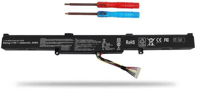 Main image of Vinpera A41-X550E Battery for ASUS X450 X550 X550E X550L X550LB X550V X550Z X550ZA X751L K550 K550D F450 F450C X751m X750j X750ja 15V
