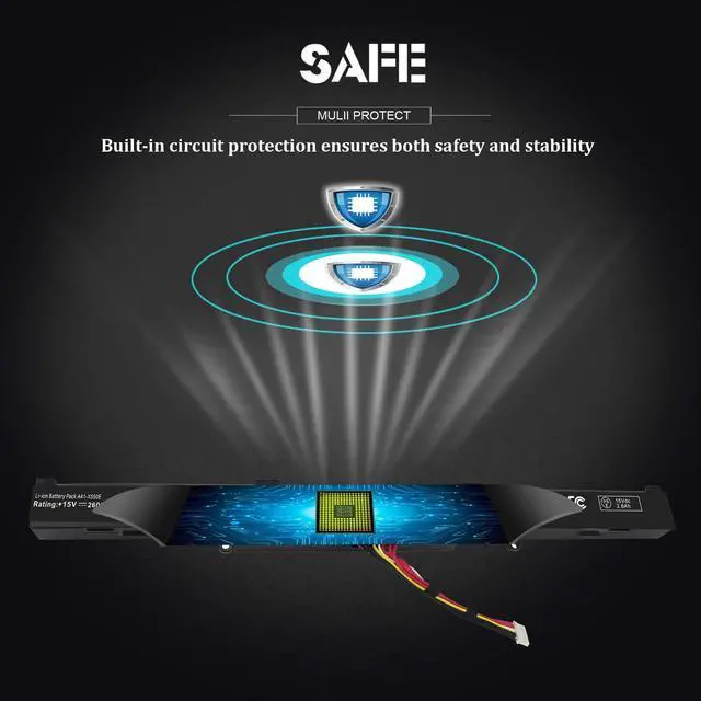 Alt view image 5 of 5 - Vinpera A41-X550E Battery for ASUS X450 X550 X550E X550L X550LB X550V X550Z X550ZA X751L K550 K550D F450 F450C X751m X750j X750ja 15V