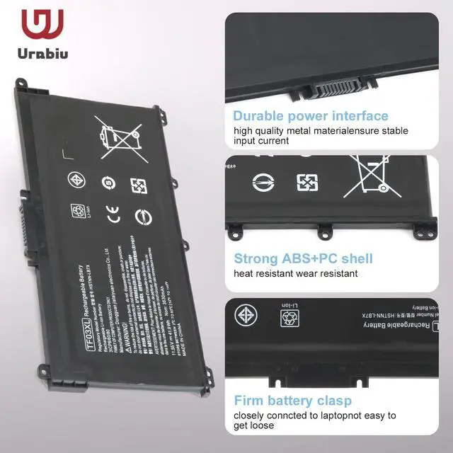 Alt view image 2 of 5 - 920070-855 920046-421 TF03XL laptop battery for HP Pavilion X360,Replacement Pavilion 14m-cd0001dx 14m-cd0003dx 15-cc0xx 15-cc1xx 15-cc023cl 15-cc563st 15-cd040wm14-CD 14M-CD 15-CC 14M-CD0003DX