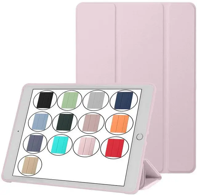 Main image of DuraSafe Cases for iPad 9.7 Inch 6th Gen / 5th Gen [iPad 6 iPad 5 ] A1893 A1822 A1954 MRJN2LL/A MR7G2LL/A MR7F2LL/A MP2F2LL/A MPGT2LL/A Smart Auto Sleep/Wake with Honeycomb TPU Back Cover - Pink
