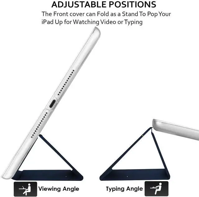 Alt view image 5 of 5 - DuraSafe Cases for iPad 9 2021 iPad 8 2020 iPad 7 2019 10.2 [iPad 9th 8th 7th Gen ] A2197 A2270 A2602 MW762LL/A MYLC2LL/A MYL92LL/A MK2L3LL/A Printed Slim Hard Shell Stand Cover - Night Sky