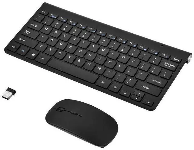 Main image of Keyboard Mouse Combo, 2.4GHz Slim Keyboard and Mouse Kit for Desktop, Computer, PC(Black)