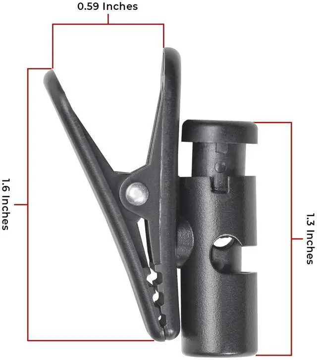 Alt view image 3 of 5 - ECS WordHear-O 3.5mm Transcription Headset with in-line Stereo/Mono & Volume, Under Chin, 10' Cord, Clothing Clip, 3 Extra Pair Ear sponges, Compatible with Computer & transcribers with a 3.5mm Jack