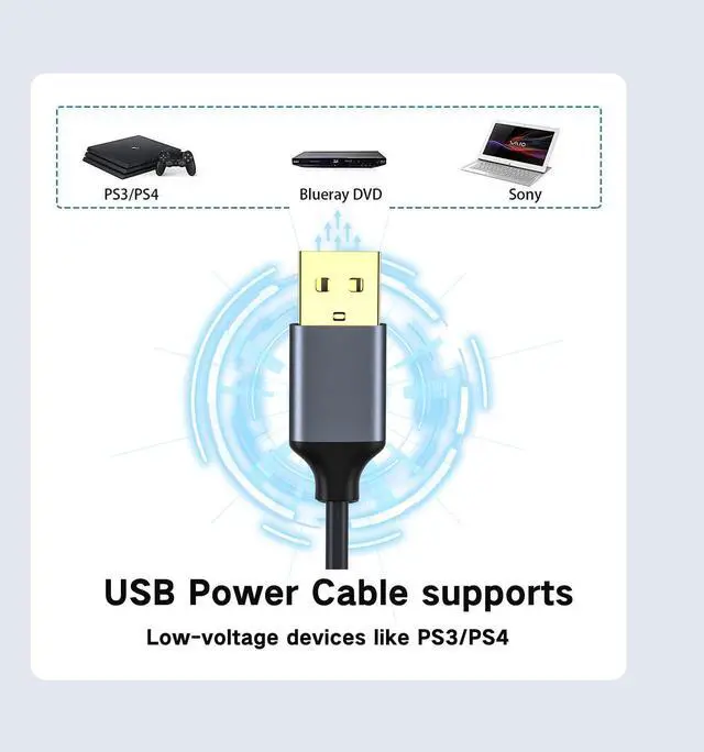 Alt view image 5 of 5 - FOINNEX HDMI to DisplayPort Adapter, Unidirectional 4K@60Hz Male to Female Compatible With Computer to DP Monitor (USB for Power)