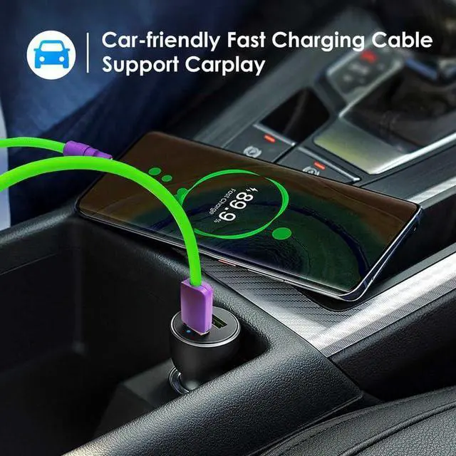 Alt view image 5 of 5 - GentsStride Curly Chubby New Spring Charge Cable Spiral Braid Fast Charging Cable Phones Tablet Coiled USB C Charger Cable Cord USB-C to USB A Cable, Red+Black+Red USB-A to Type-C, 2.29FT-3.6FT