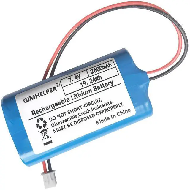 Alt view image 4 of 5 - 7.4v 2600mah Rechargeable Battery Lithium Li ion Batteries 7.4v Rechargeable Battery (Upgraded) Compatible for Multiple Device 7.4v 2600mah Batteries with PH 2.54 & PH 2.0 JST Connector and Tool (2)