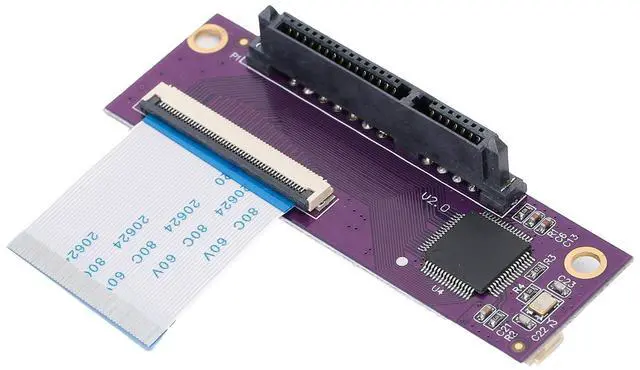 Alt view image 2 of 5 - IDE to SATA Adapter for PS2, Upgrade PCB Hard Drive or Optical Drive Adapter Converter, IDE Original Network Adapter for PS2