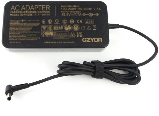 Alt view image 2 of 5 - 150W Laptop Adapter 19.5V 7.7A A17-150P1A AC Adapter for Asus Laptop Charger 5.5x2.5mm(not 4.5x3.0mm)