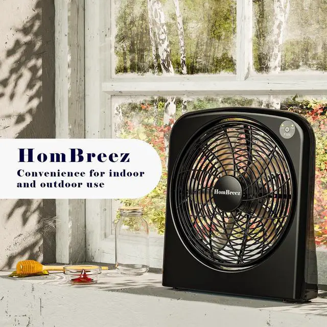 Alt view image 4 of 4 - HomBreez Black Fan 06