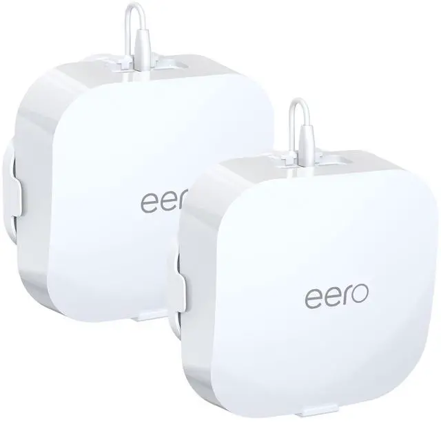 Main image of HomeMount Made for eero Pro 6/6e Wall Mount - Secure & Sleek Cable Management, Compatible with eero Pro 6/6e, Durable ABS Material, Easy Installation (2 Mounts)