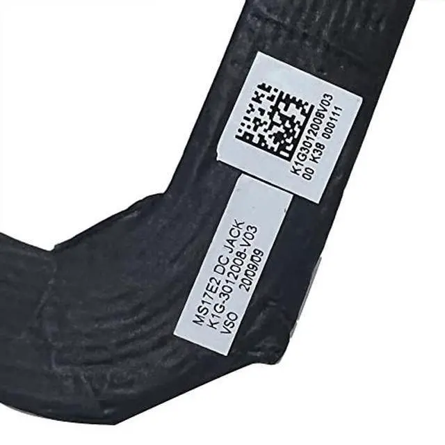 Alt view image 2 of 5 - JINTAI 12PIN DC Power Jack Socket Charging Port Connector for MSI MS-17E2 GE75 GP75 GL75 /MS-17E3 GP75 Leopard 9SC/MS-17E7 GL75 GP75 Leopard 9SER /MS-17E9 GE75 MPN: K1G-3012008-V03 (12 Lines 12 pin)