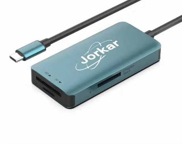 Alt view image 2 of 5 - Jorkar CFexpress Type A Card Reader USB-C 3.2, CF Express Type-A to USB C for Sony Alpha/FX Cameras Memery Card Reader 3 in 1 CFE Type-A & SD & Micro SD