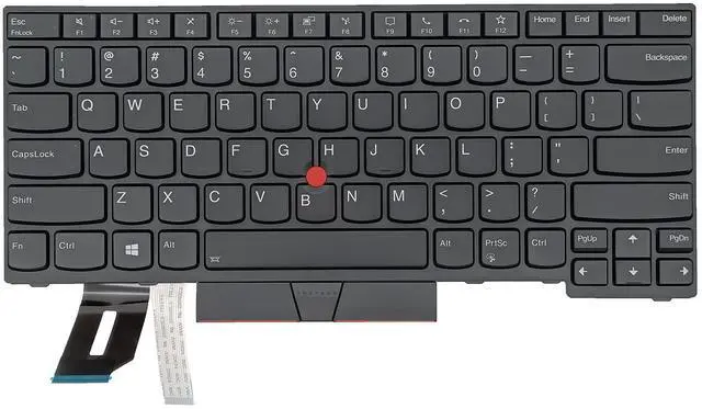 Main image of Replacement Backlit Keyboard for Lenovo Thinkpad T14 Gen 1 & T14 Gen 2, Thinkpad P14s Gen 1 & P14s Gen 2 Laptop US Layout P/N: 5N20V43760 SN20V43688