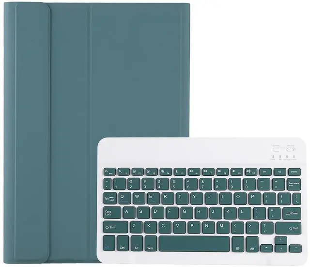 Alt view image 5 of 5 - KcoxdCn Slim Candy Colors Keyboard Case Compatible with iPad Pro 11 Inch (M4) (5th Gen) 2024 Released with S Pen Holder, Mutil Angles Stand Cover Detachable Wireless Keyboard (Dark Green)