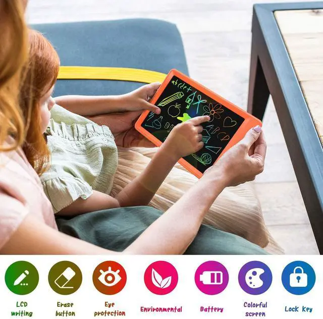 Alt view image 3 of 5 - 2 Pack 10inch Doodle Board Drawing Tablet