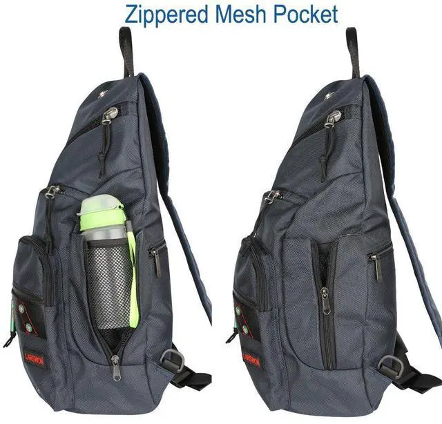Alt view image 4 of 5 - Larswon Sling Backpack, Sling Bag Laptop, Crossbody Bag Men, Shoulder Bags Blue