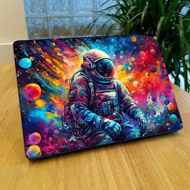 Alt view image 3 of 5 - Lepeoac for MacBook Pro 16 inch Case 2021 2022 2023 2024 Release A3186 A3403 M4 A2991 M3 A2780 M2 A2485 M1 Pro/Max, Hard Shell Case with Screen Protector & Keyboard Cover, Astronaut