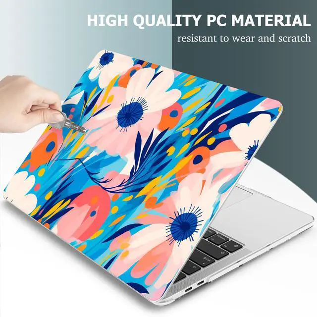 Alt view image 5 of 5 - Lepeoac for MacBook Pro 16 inch Case 2019 2020 Release Model A2141, Plastic Hard Shell Cover with Keyboard Cover & Screen Protector for MacBook Pro 16 inch with Touch Bar & Touch ID, Ornament