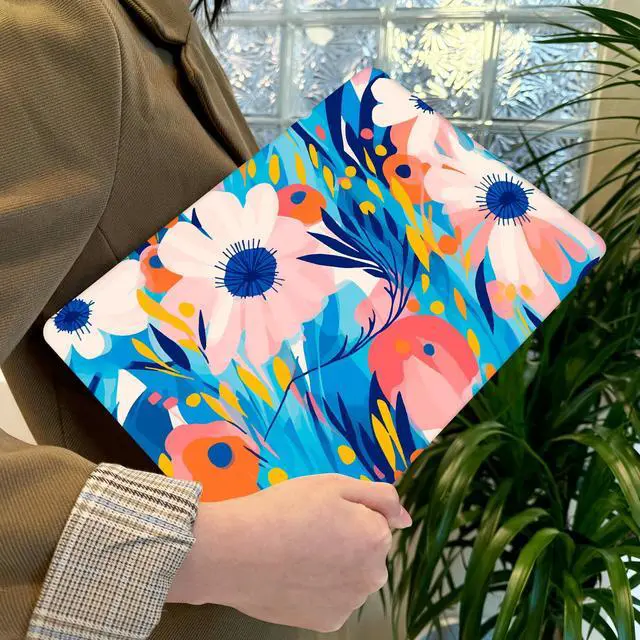 Alt view image 4 of 5 - Lepeoac for MacBook Pro 16 inch Case 2019 2020 Release Model A2141, Plastic Hard Shell Cover with Keyboard Cover & Screen Protector for MacBook Pro 16 inch with Touch Bar & Touch ID, Ornament