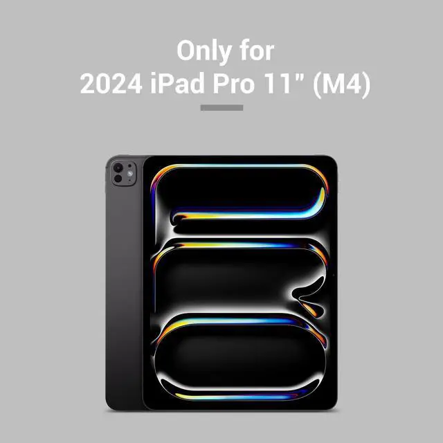 Alt view image 2 of 5 - MAGEASY CoverBuddy Lite for M4 iPad Pro 11" (2024) - iPad Pro Case Compatible with Magic Keyboard for iPad Pro (M4) - White (1.2)