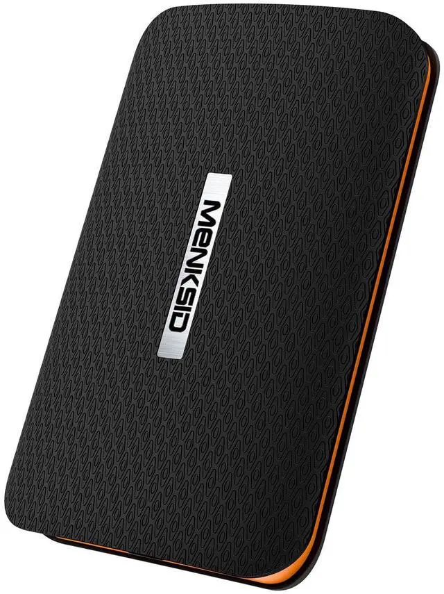 Main image of MENKSID 512GB External SSD, USB 3.2 External Solid State Drive, Up to 600MB/s Read Speed, Portable Solid State Drive, with 2 in 1 USB C Cable, Reliable Storage for USB-C Smartphone, PC, Tablet